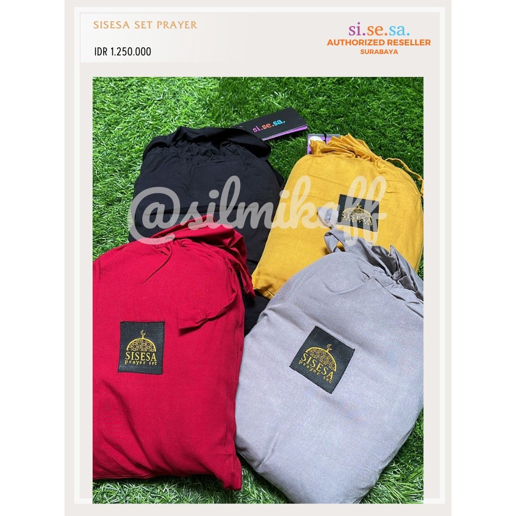 [SILMIKAFF] Sisesa Prayer Set Double Swar - Mukena Premium Original