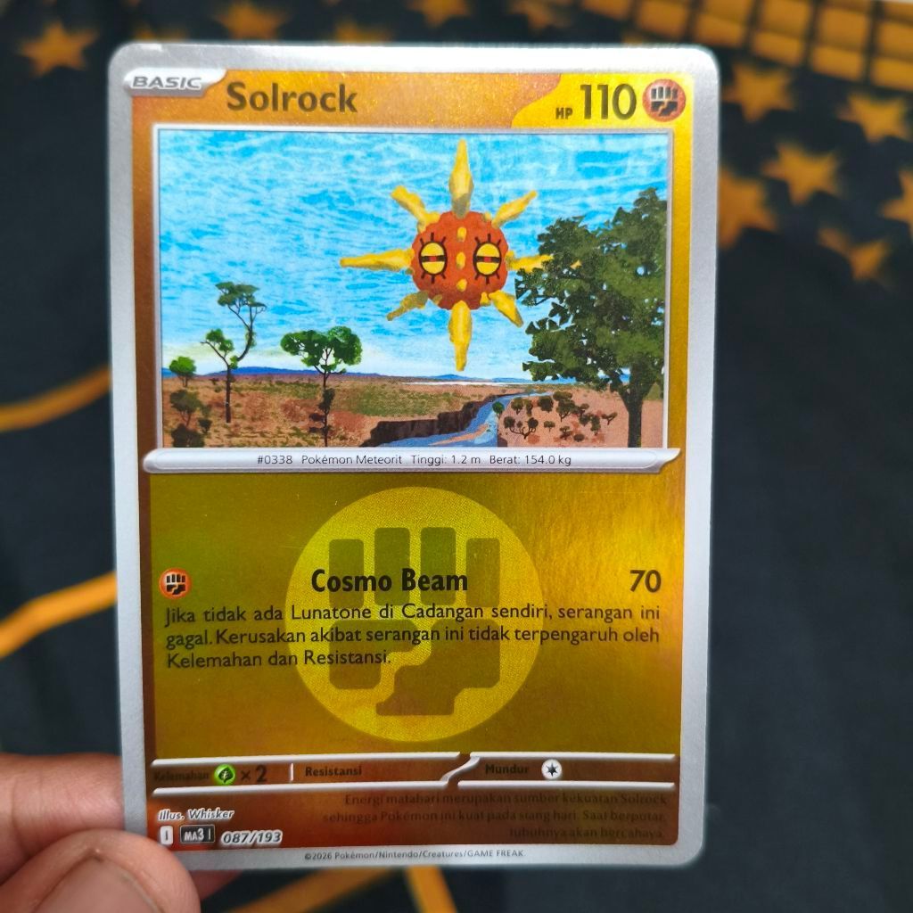 solrock tcg pokemon / kartu pokemon