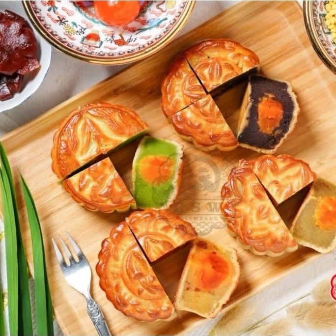 Mooncake CSW Vege & Halal Isi 1pc