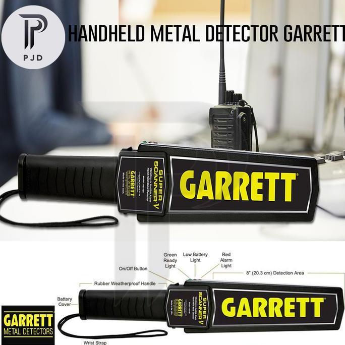Metal Detector Handheld Metal Alat Deteksi Logam Emas Garrett Original