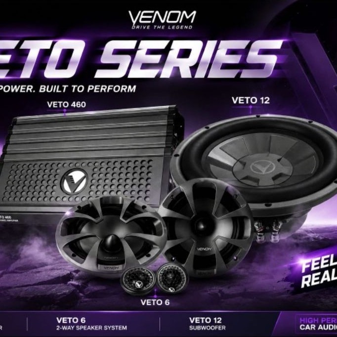 Paketan Audio Mobil Venom Veto Series