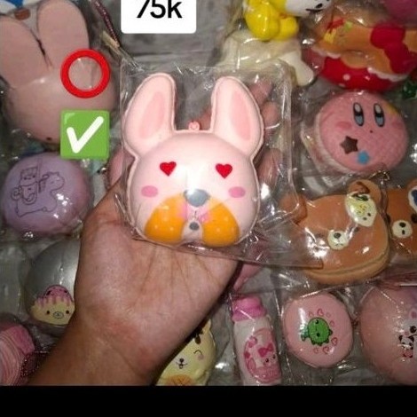 chawa dog pink squishy