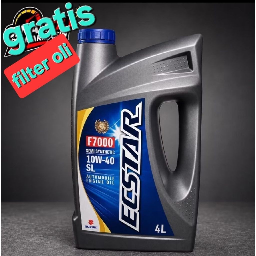 oli suzuki ecstar 10W 40 F7000 4Liter (paket)