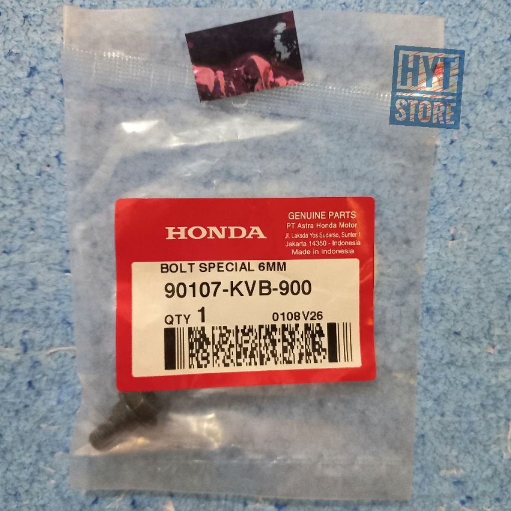 Baut Bolt Spesial 6mm Kunci 10 Baut Gantungan Barang Pijakan Kaki Dek Lantai ADV PCX Beat Genio Scoo