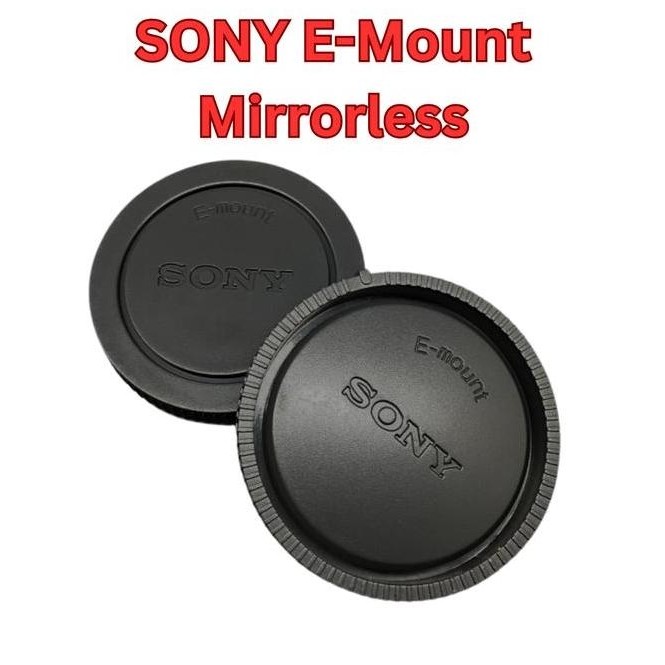 BODY CAP dan REAR CAP Lensa Kamera Mirrorless DSLR, Tutup Untuk Pelindung Camera dan Belakang Lens F