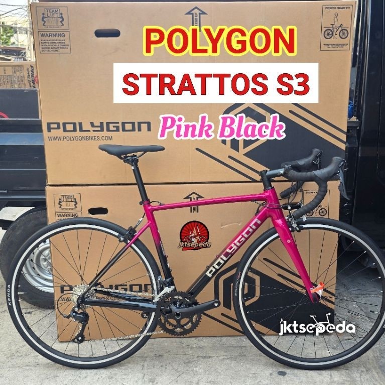Sepeda Balap Roadbike Polygon Strattos S3