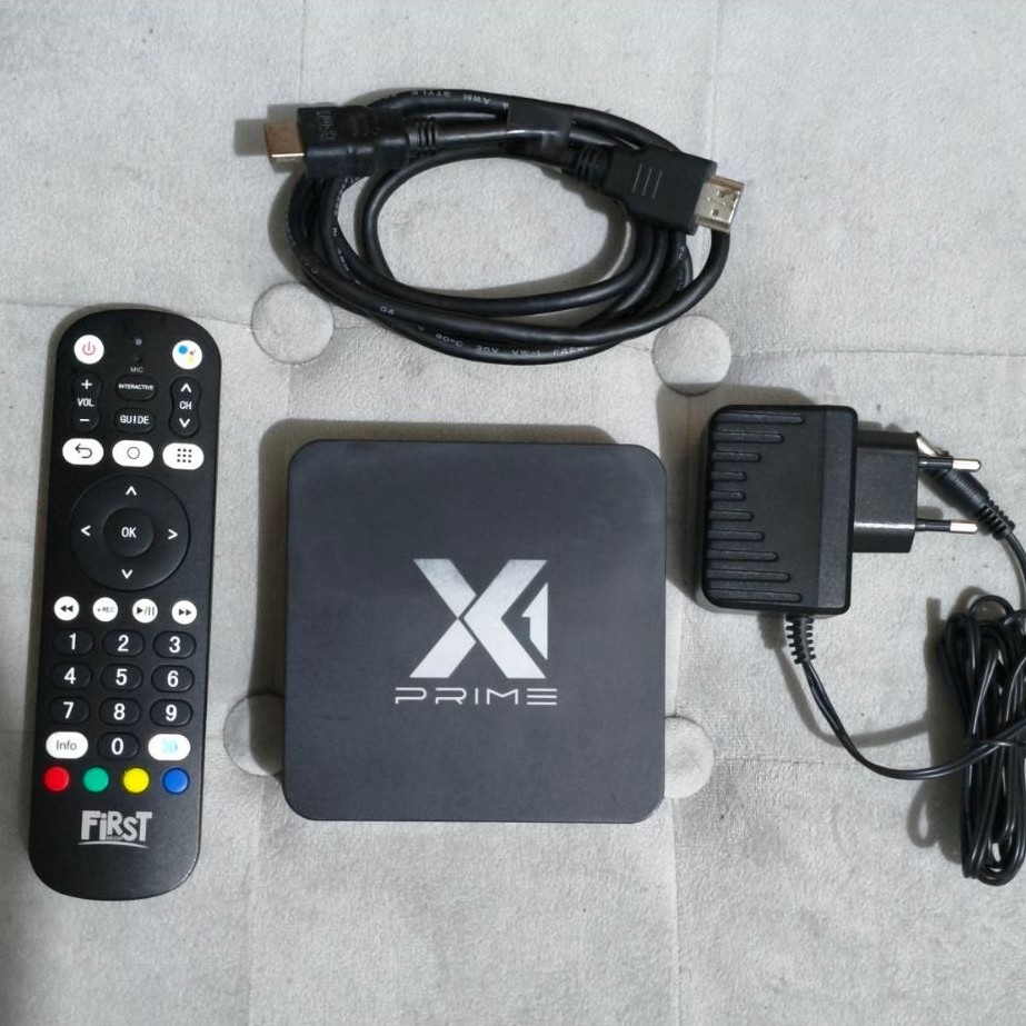 STB Android Box X1 Prime i Unlock Fullset