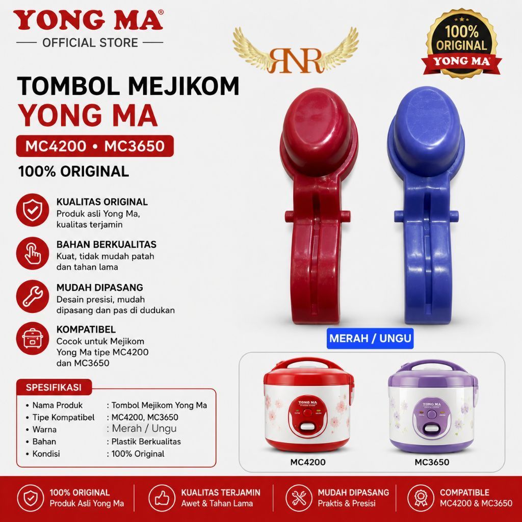 Tombol Mejikom YONG MA Mc4200 Mc3650 Original