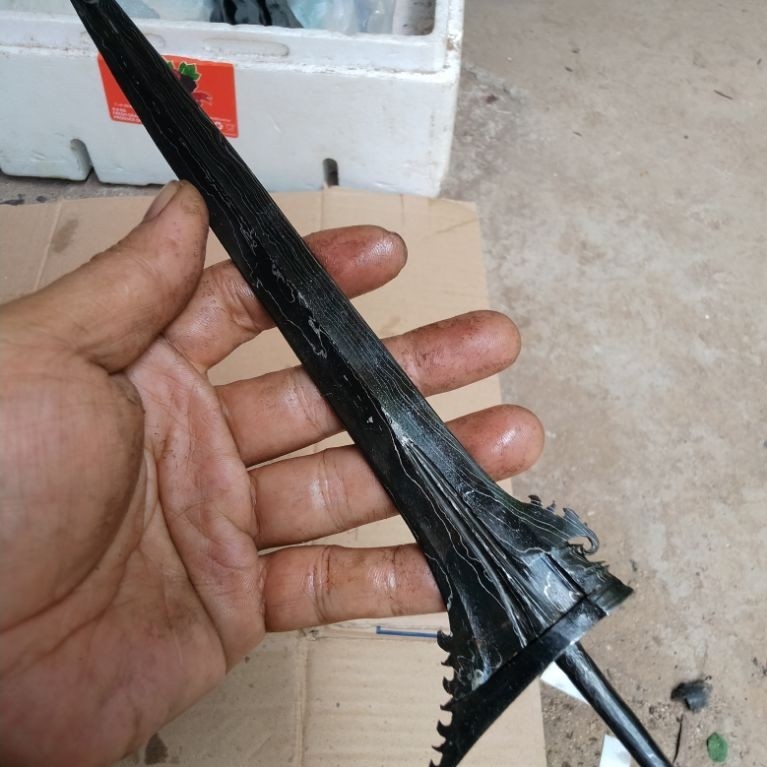 bilah keris bali lurus panjang 24 cm (C2)
