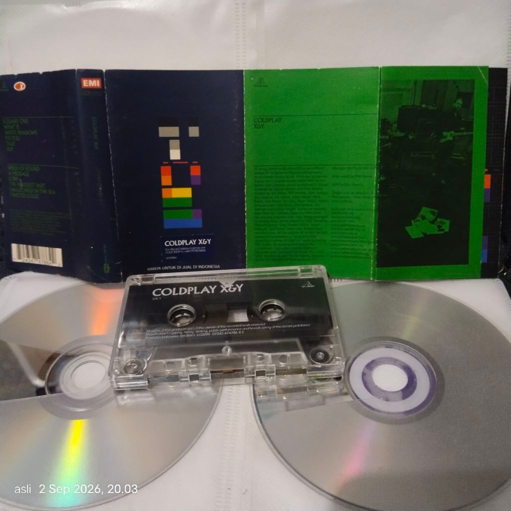 kaset pita COLDPLAY _ X&Y