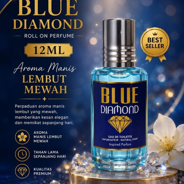 minyak wangi Blue diamon 12ml