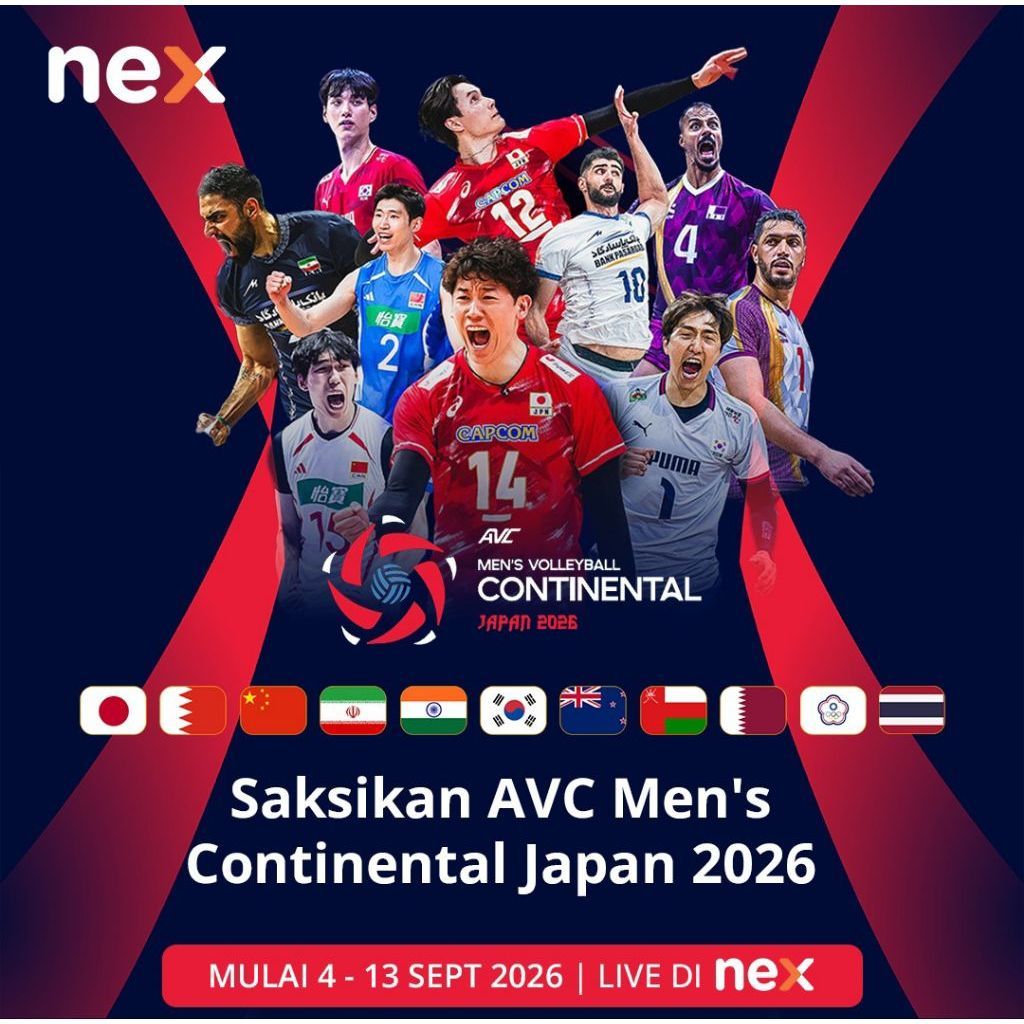 Nex Parabola Paket Voli Proliga avc timnas