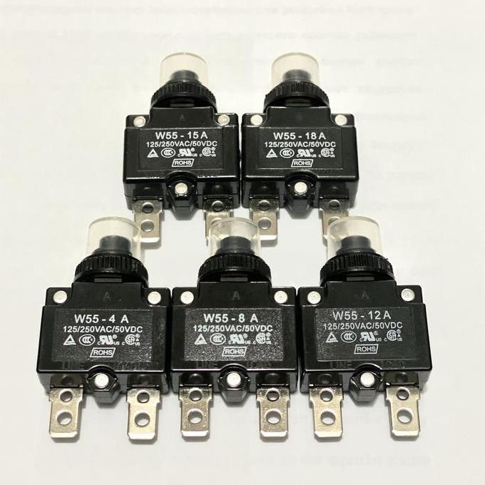 Overload Pompa Satelit Thermal Circuit Breaker Wokema 8 Ampere W55