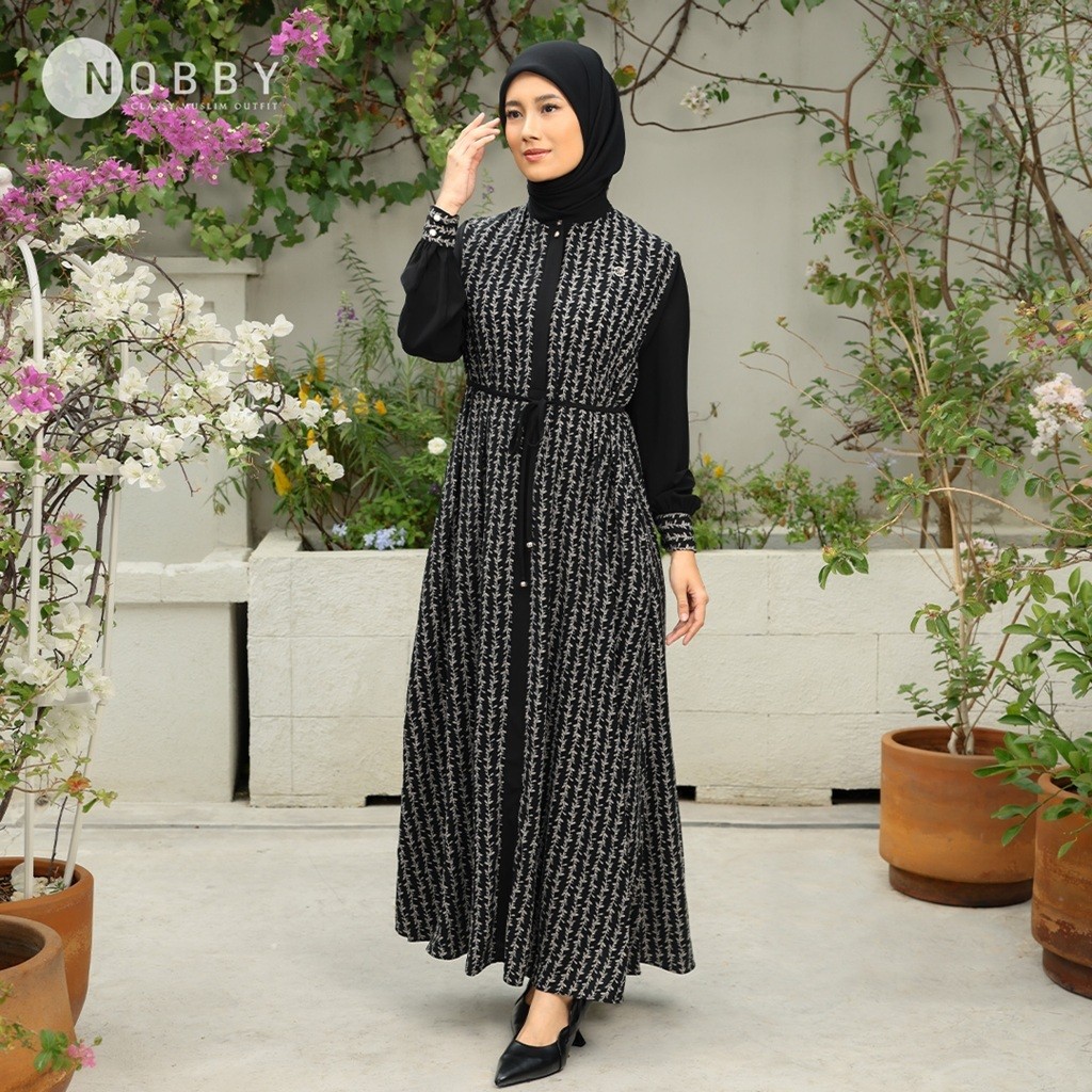 NOBBY - CAULA DRESS - Gamis Motif Wanita - S-XL