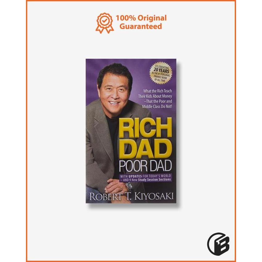 Buku Import Rich Dad Poor Dad by Robert Kiyosaki (Original Paperback)