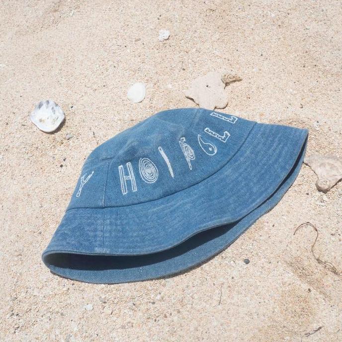 Hoi Polloy - Bucket Hat - Holiday Denim Hat (Blue) CSD