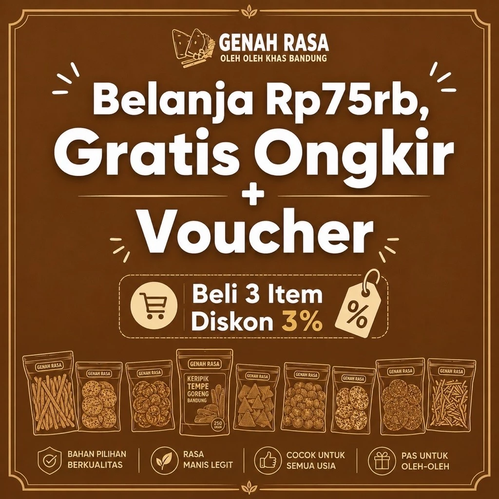 Kerupuk Gurilem Bumbu Kacang Pedas 200 g — foto detail 7 dari 7