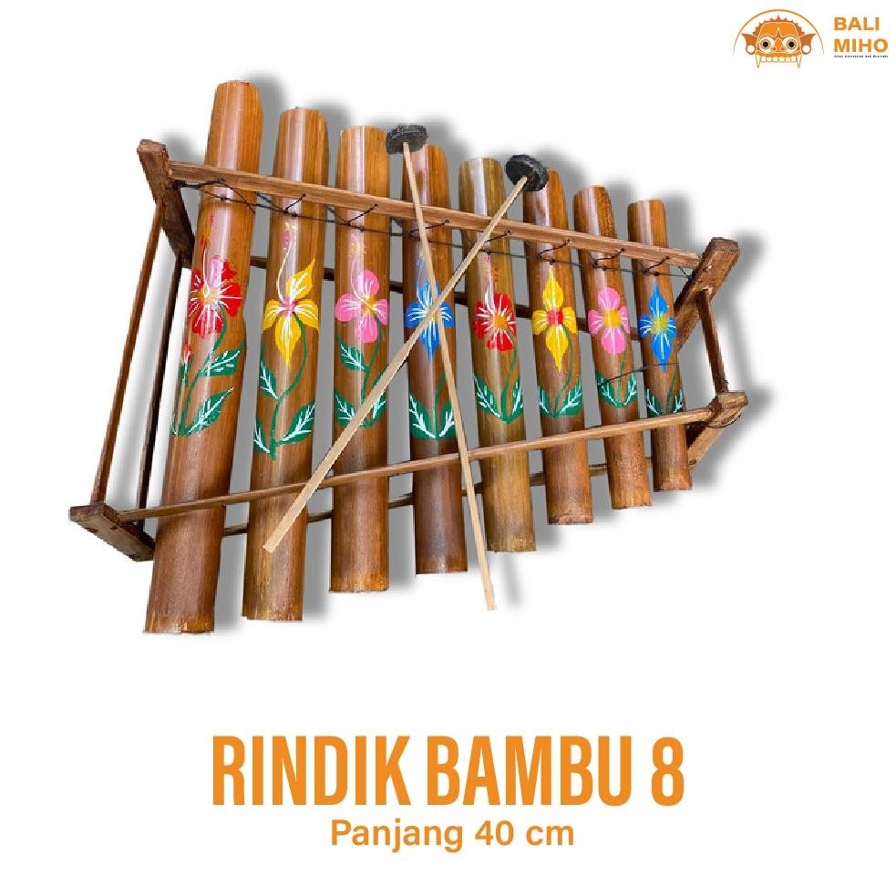 Rindik Bambu Bali Rindik Kayu Alat Musik Tradisional Bali Rindik Kayu 8 Bambu Diskon