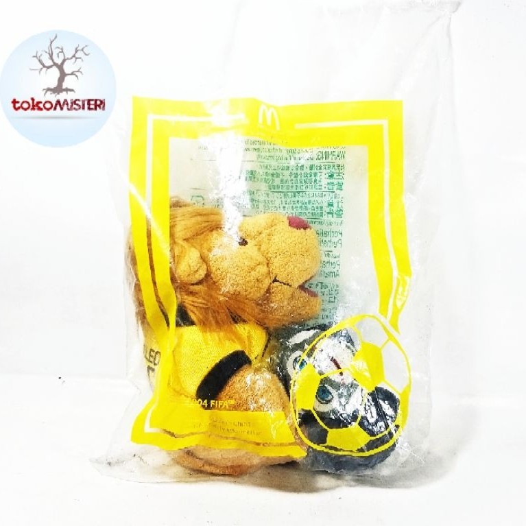 Boneka Maskot Singa Lion Piala Dunia Jerman Germany Pildun Goleo Pille Mcdonalds Mcdonald Happy Meal