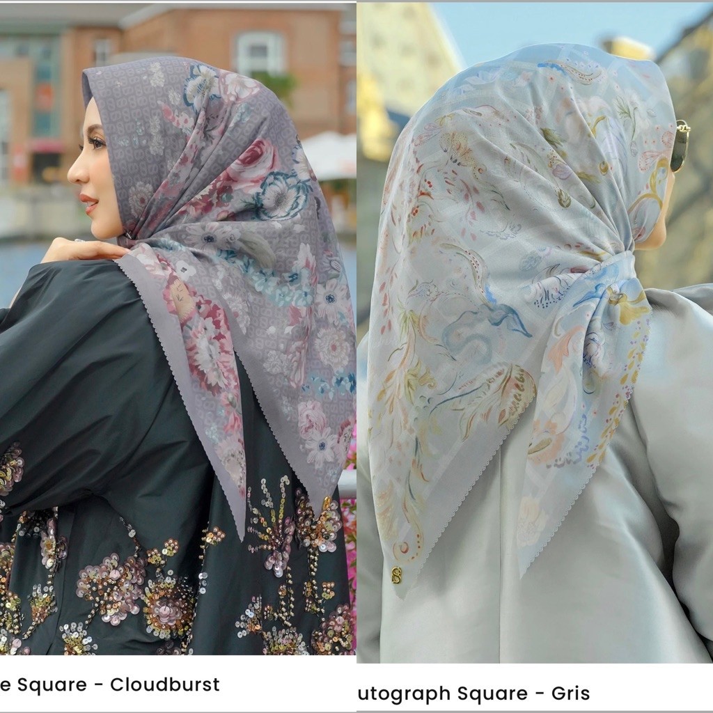 New As Is Buttonscarves Blume Autograph XL Syari