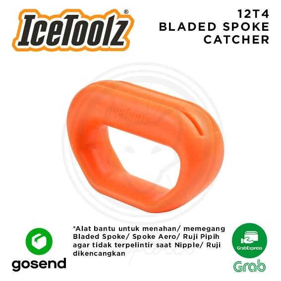 ICETOOLZ Bladed Spoke Catcher Alat Penahan Ruji Aero Pipih Sepeda 12T4