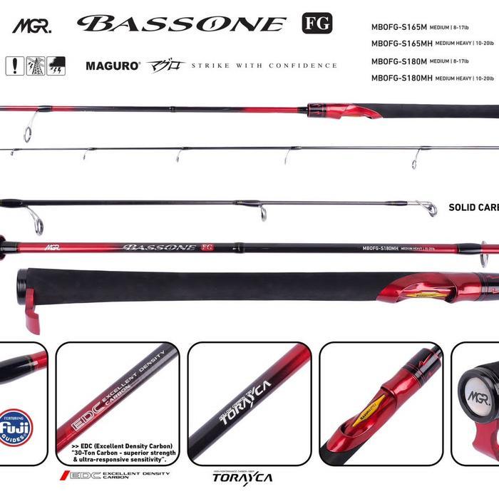 Joran MAGURO Bass One 165/180cm galatama galapung - FG 165-20lbs
