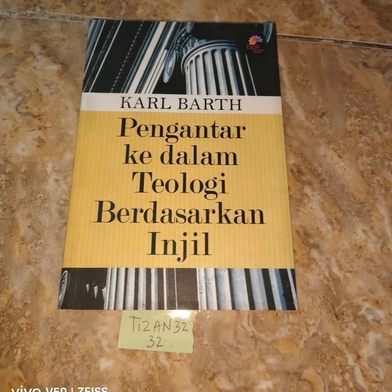 Buku Karl Barth Pengantar ke dalam Teologi Berdasarkan Injil