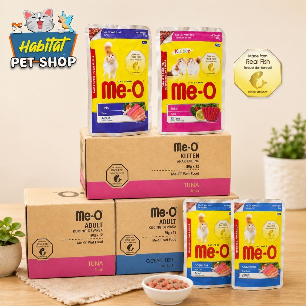 Me-o / meo pouch 1 box isi 12 pcs