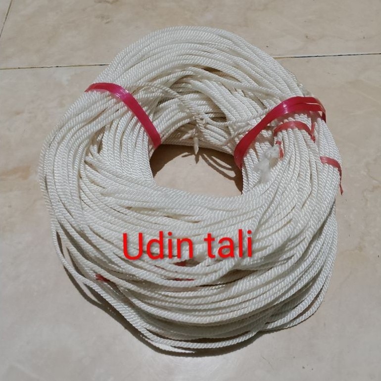 Tali layangan full nilon putih uk 2,5ml pnjg 125mtr super kuat