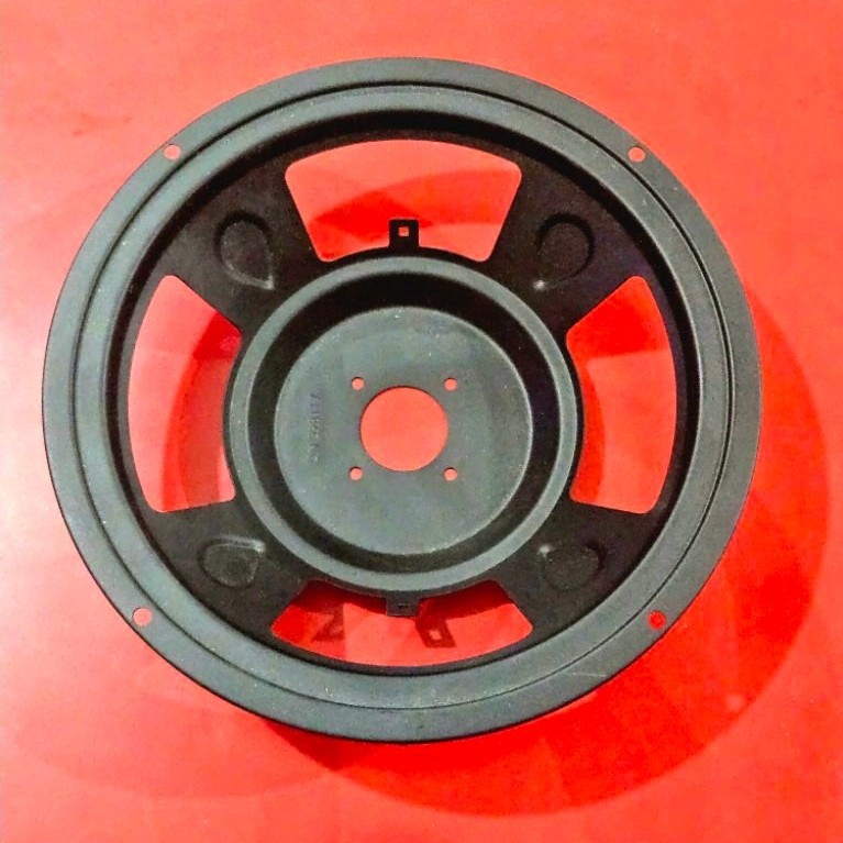 CANGKANG/ FRAME SPEAKER/ SPIKER 8 IN POLYTRON DN398117 BESI HITAM ORIGINAL