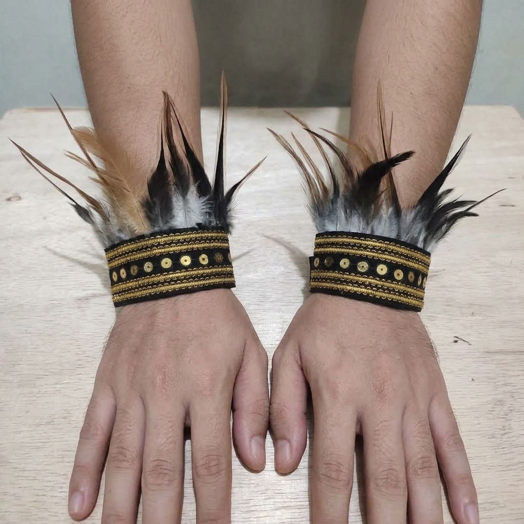 Gelang Tangan Khas Papua Tarian Adat Papua Satu Pasang