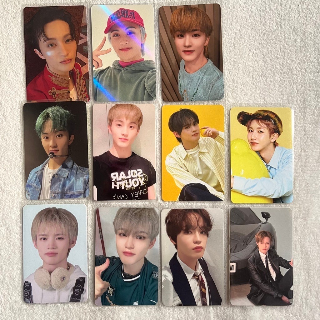 [FREE PC OFFICIAL NO MINBEL] PHOTOCARD OFFICIAL AAB MARK LEE CHENLE RENJUN NCT DREAM NCT 127 SANRIO 