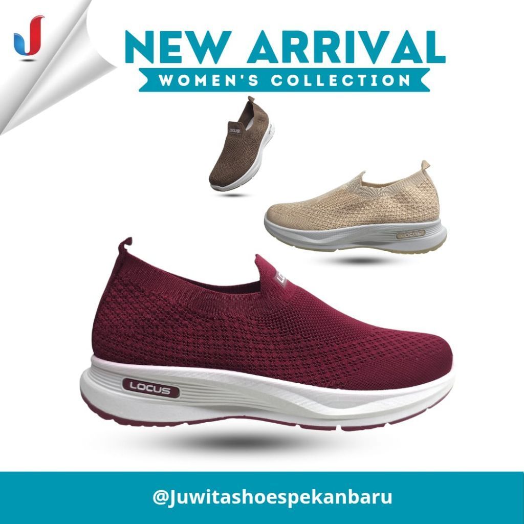 Sepatu sneakers wanita merk LOCUS type STV.2966
