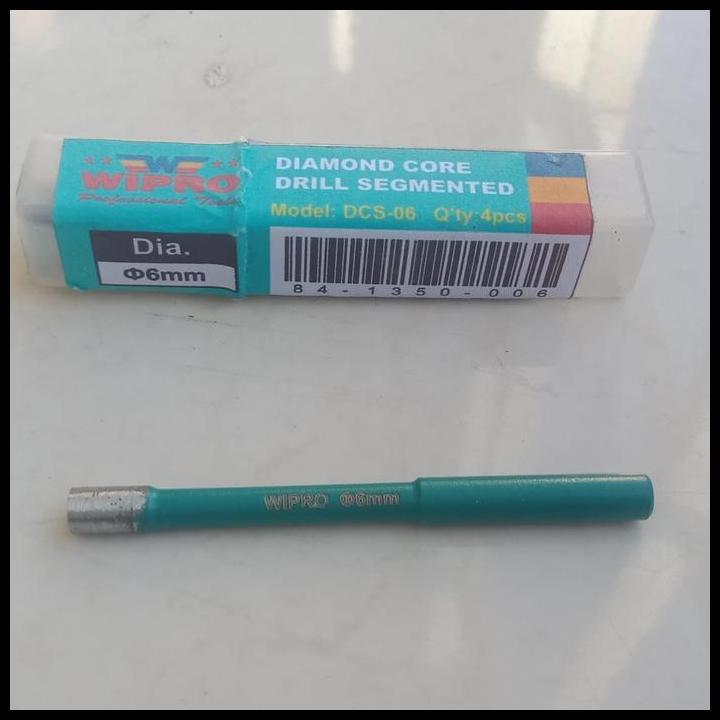 DISKON DIAMOND CORE DRILL SEGMENTED DSC 06 WIPRO 6MM BOR GRANIT 6MM 