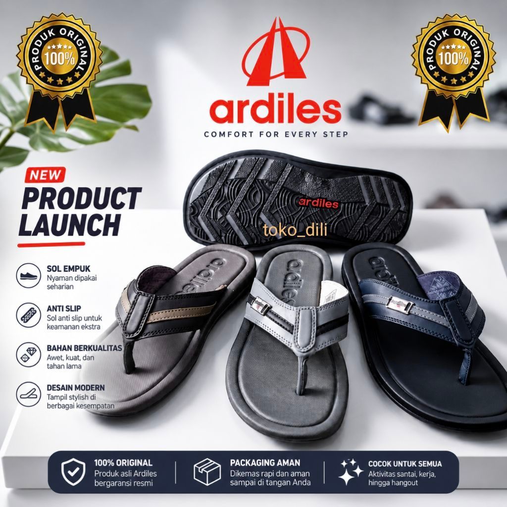 Sandal ARDILES EKRON Size.33/43 ( ardiles Original PABRIK ).Sandal ardiles asli