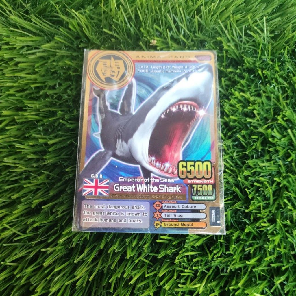 kartu animal kaiser + plus V3 GOLD great white shark