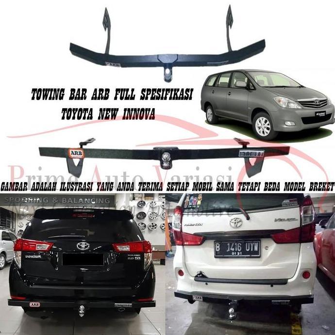 Towing Bar Arb Besi Bumper Belakang Towing Bar - New Innova