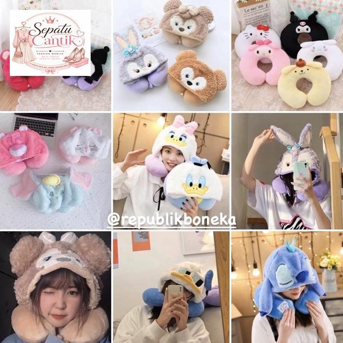 BONEKA BANTAL LEHER TSUM TSUM DONALD DUCK DUMBO STITCH LOTSO MARIE CAT CINNAMOROLL PURIN MELODY HELL