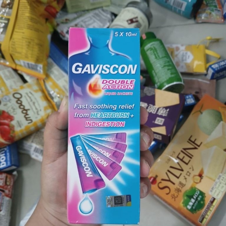 Gaviscon double action liquid sachet