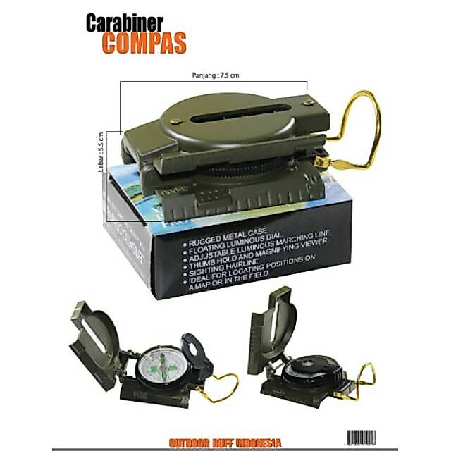 Kompas Bidik ( kompas besi ) lensatic compass