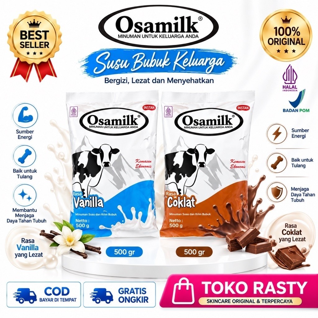 SUSU OSAMILK/OSAMILK COKLAT/OSAMILK VANILA