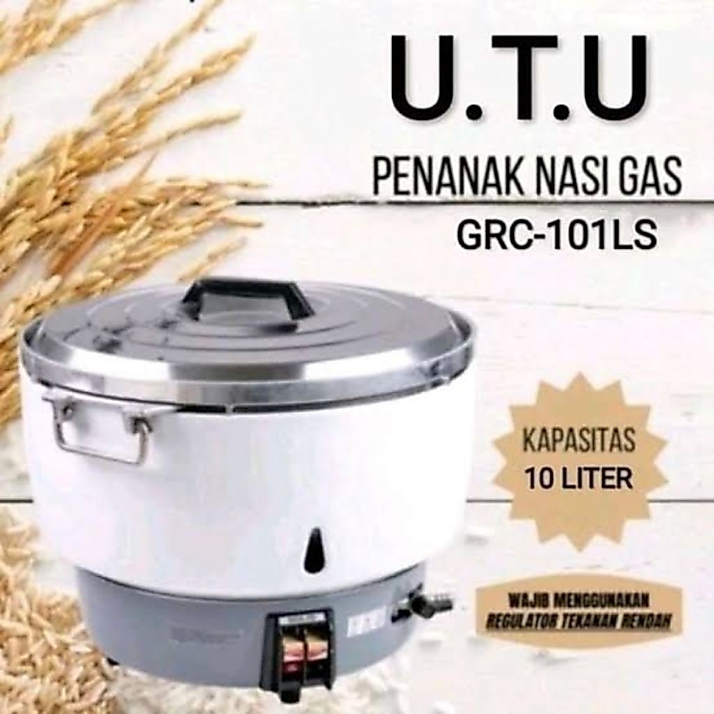 BATAM - UTU U.T.U GRC 101 LS penanak nasi gas rice cooker gas kapasitas 10 liter