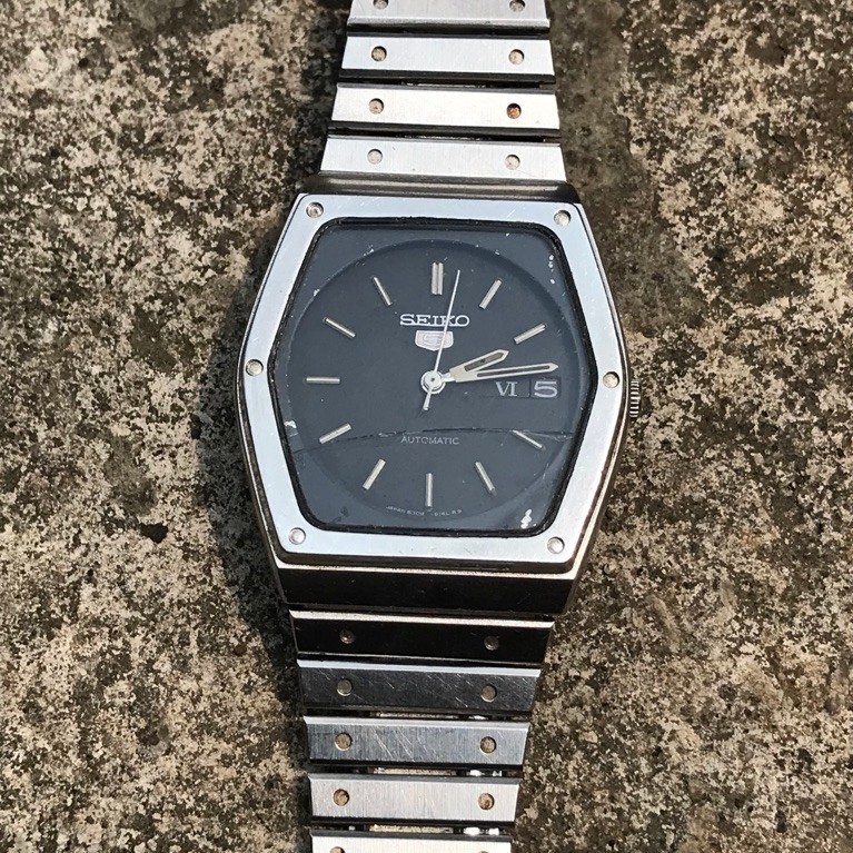 jam tangan seiko 5 automatic vintage second