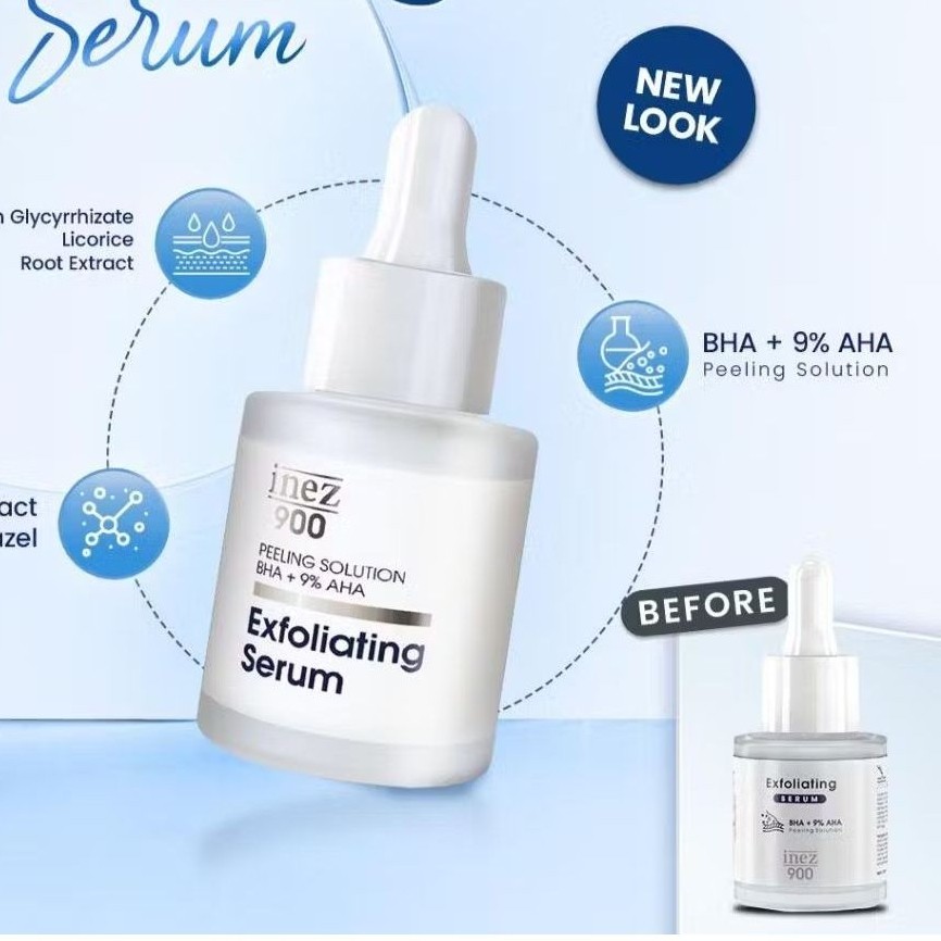 INEZ Exfoliating Serum/serum pencerah wajah