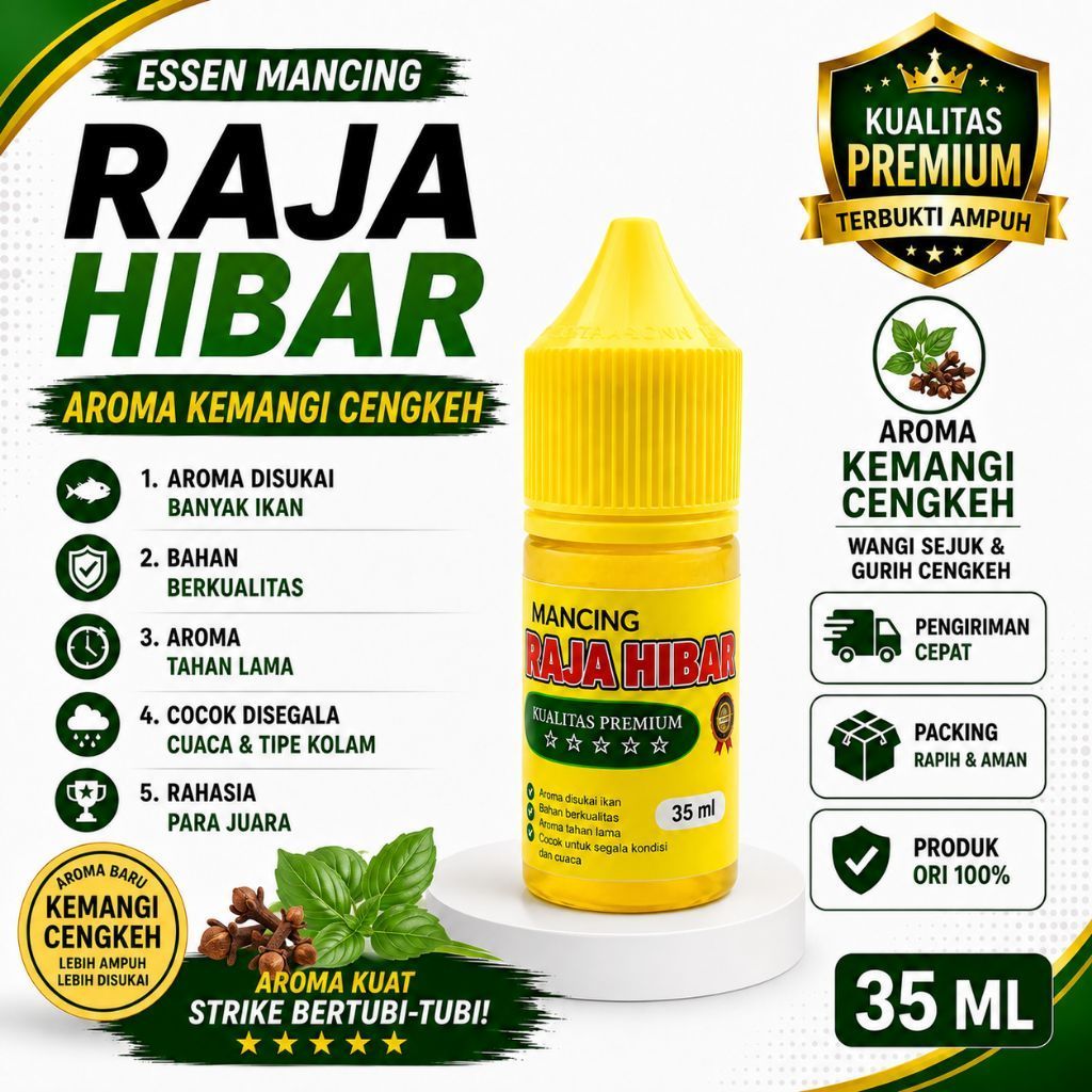 Essen mancing Raja Hibar aroma kemangi cengkeh