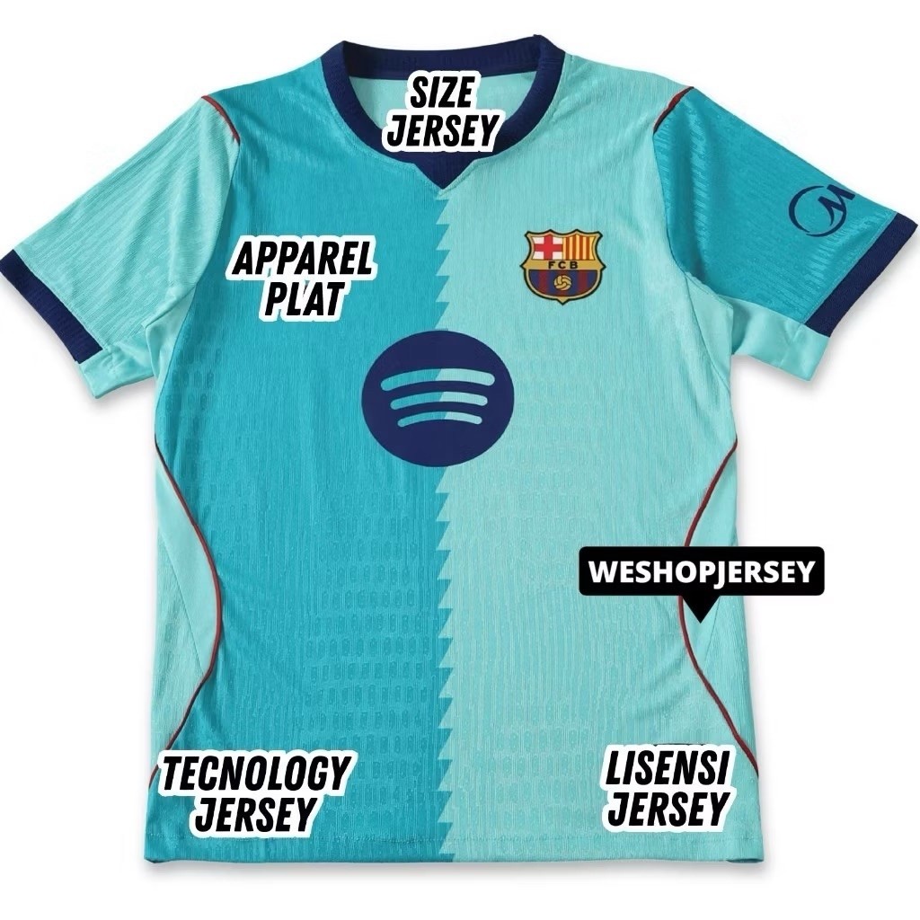 PLAYER ISSUE Jersey Barcelona Third 2026 2027 - Jersey Barca 3RD Terbaru High Quality