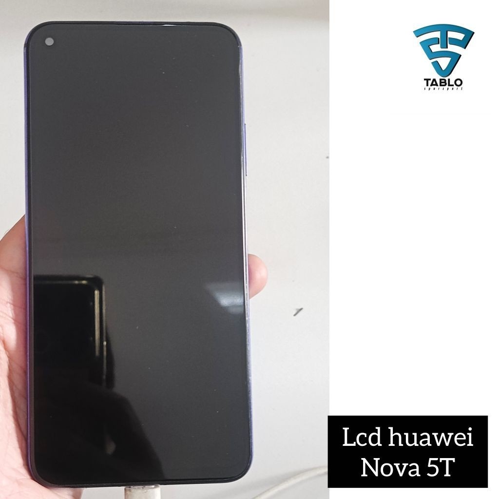 Lcd touchscreen frame Huawei Nova 5T Kw second copotan hp
