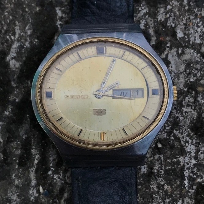 jam tangan seiko 5 automatic vintage second