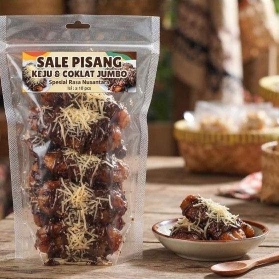 Sale Pisang Keju & Coklat Jumbo Spesial Rasa Nusantara isi 10 pcs camilan bal 1 Dus
