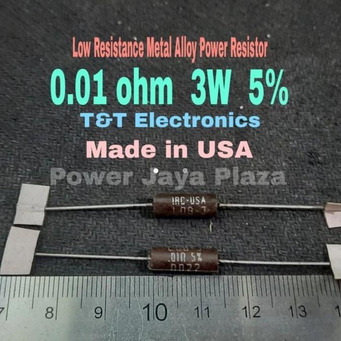 RESISTOR 3W 0.01OHM 0,01OHM 5% ORIGINAL MADE IN USA PJP79